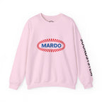 Mardo Logo Crewneck Sweatshirt – Retro Radiant Graphic Pullover