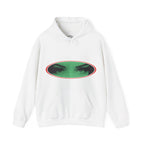 Hoodie — Green Gaze Oval Eyes Graphic Hooded Sweatshirt