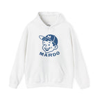 Mardo Retro Mascot Hoodie — Vintage Baseball Kid Graphic Sweatshirt