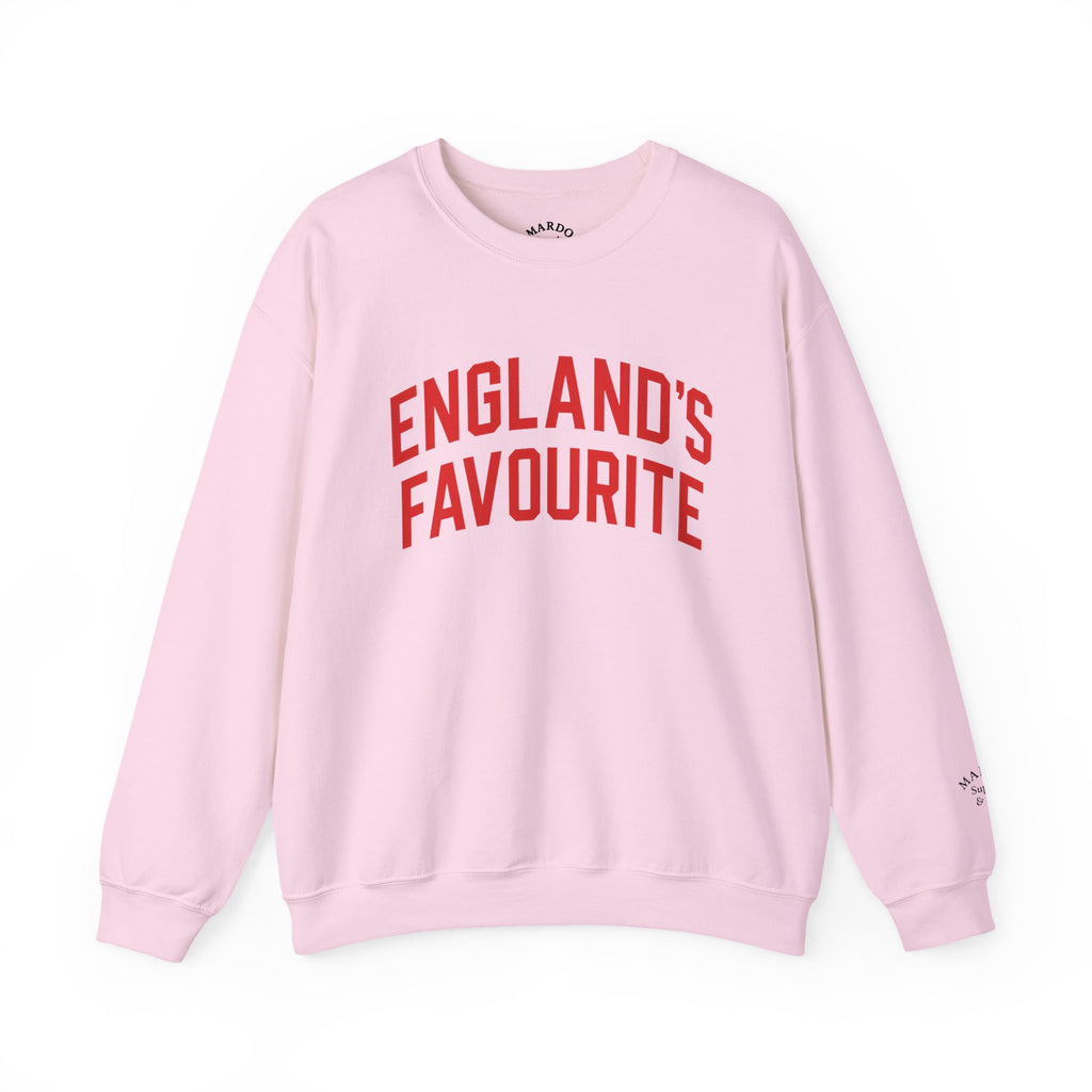 England's Favourite Crewneck Sweatshirt — Vintage Collegiate Graphic Pullover