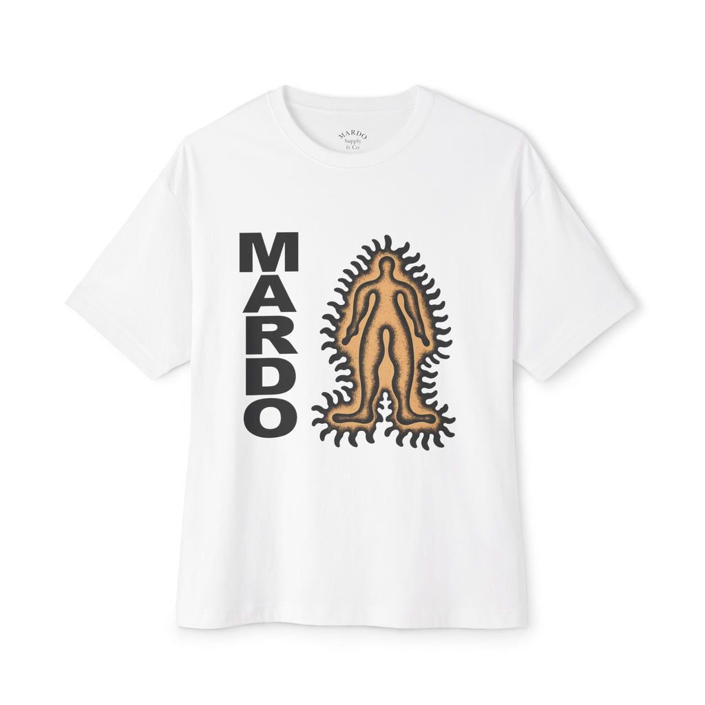 Mardo Graphic Tee — Retro Creature Print Oversized Boxy T-Shirt