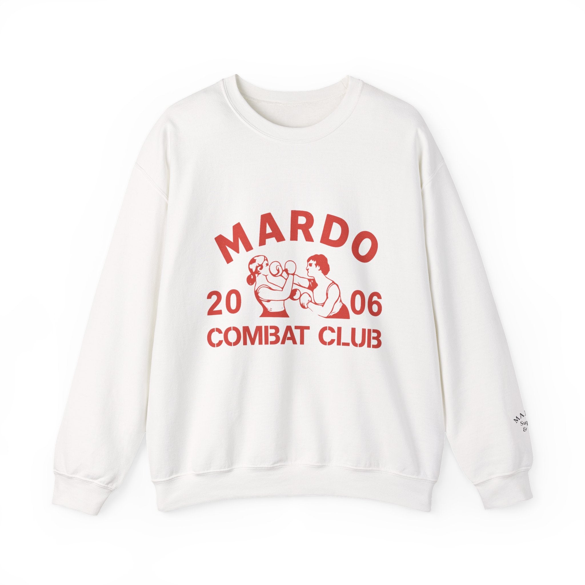 Mardo Combat Club 2006 Crewneck Sweatshirt – Vintage Martial Arts Graphic