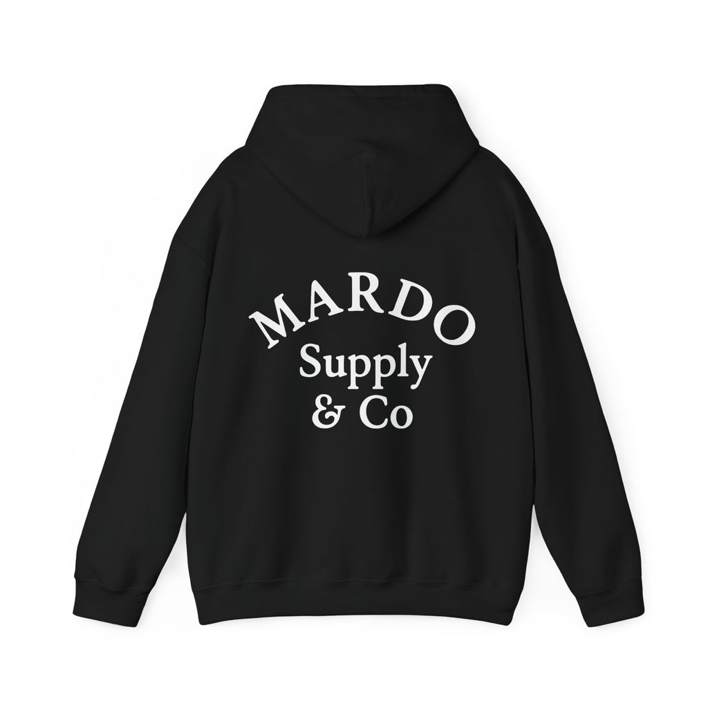 Mardo Supply & Co Hoodie — Minimal Logo Pullover Sweatshirt