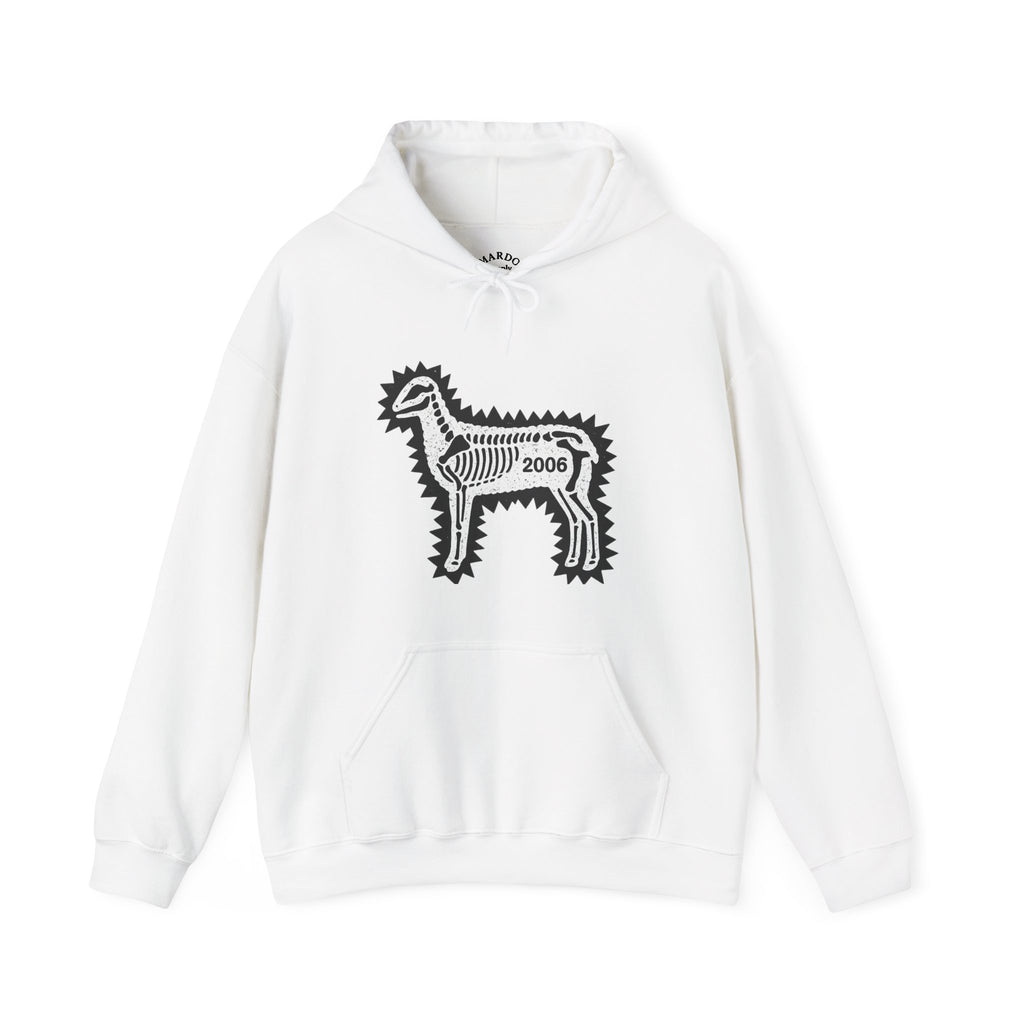 Skeleton Llama Hoodie – 2006 Graphic Pullover