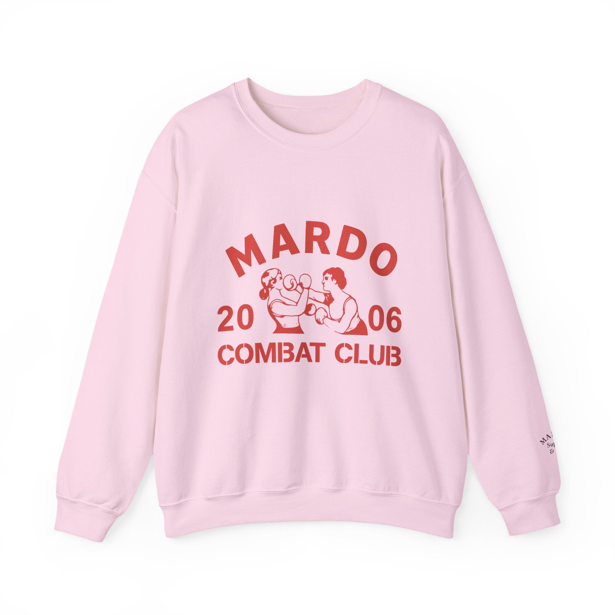 Mardo Combat Club 2006 Crewneck Sweatshirt – Vintage Martial Arts Graphic