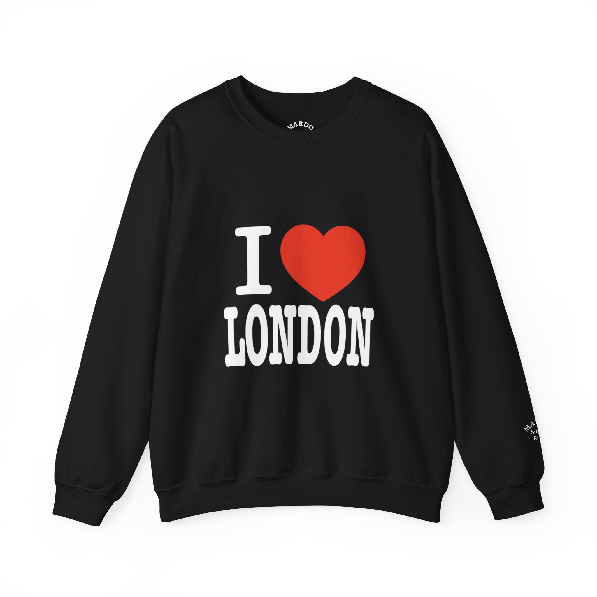 I  London Crewneck Sweatshirt — Classic London Travel Pullover