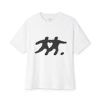 Boxy Tee — Minimalist Heartmates Graphic T-Shirt