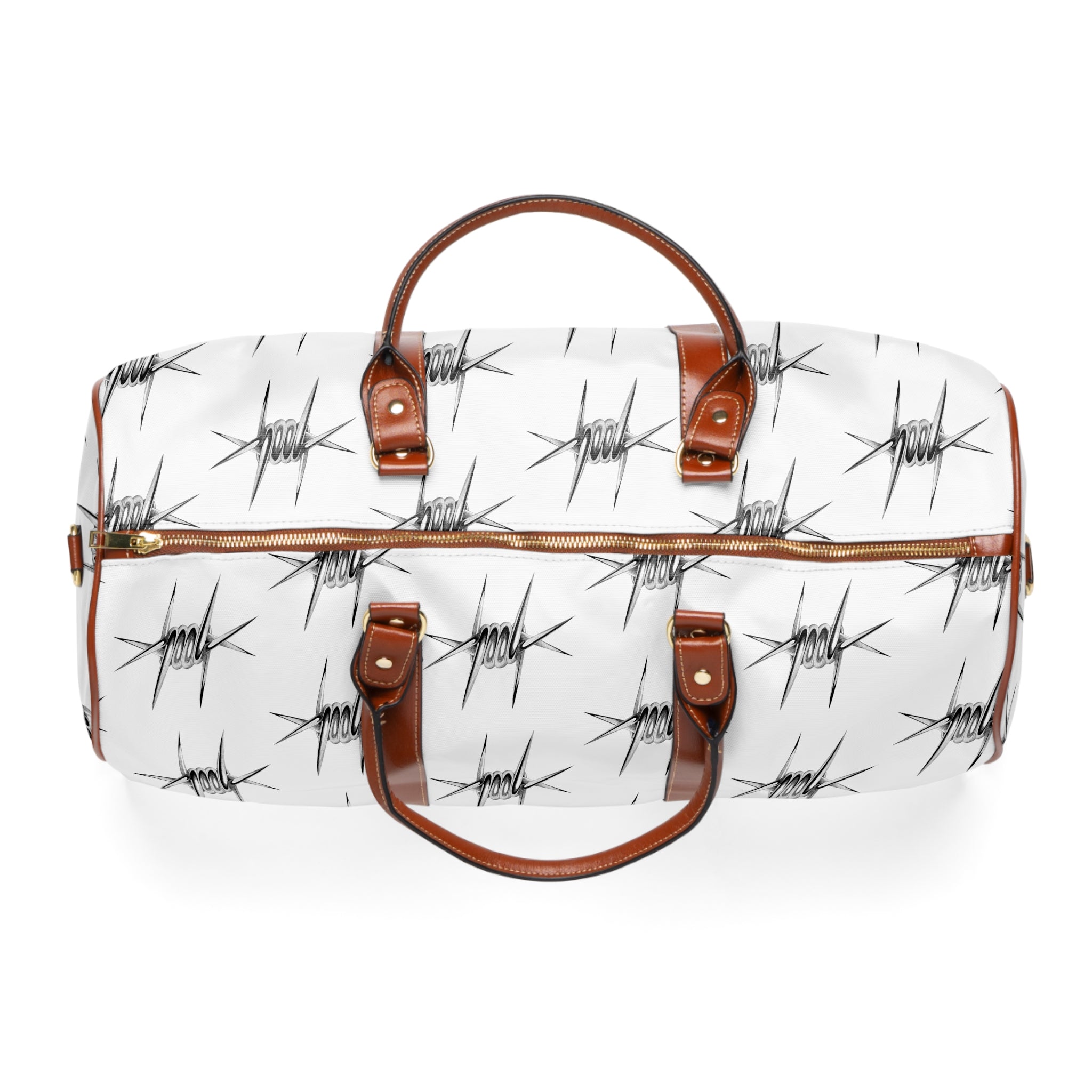 Waterproof Duffle Bag - Barbed Wire Pattern Travel Weekender
