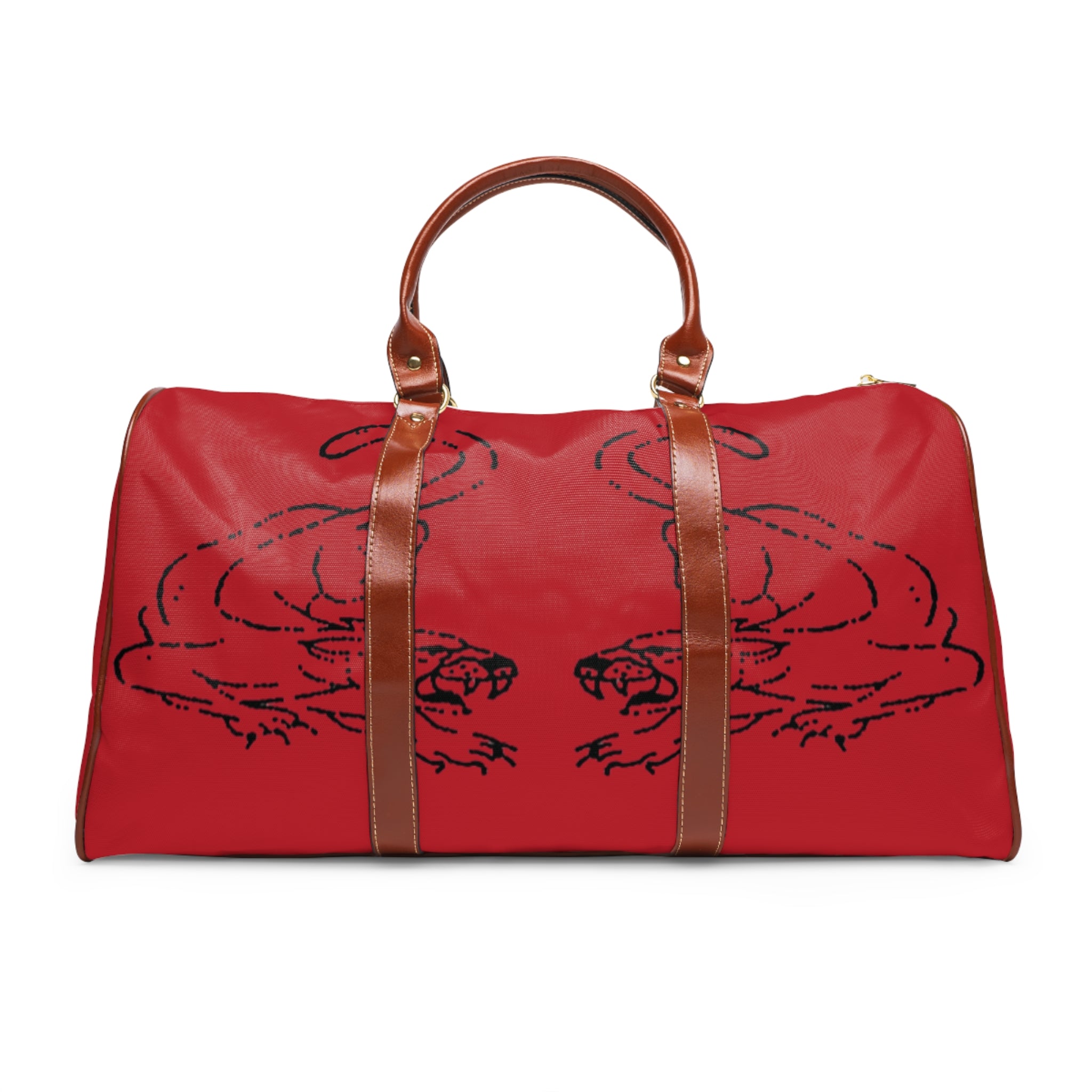 Copy of Waterproof Travel Bag — Minimalist Hand-Drawn Tiger Duffle for Weekend Getaways