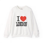 I  London Crewneck Sweatshirt — Classic London Travel Pullover