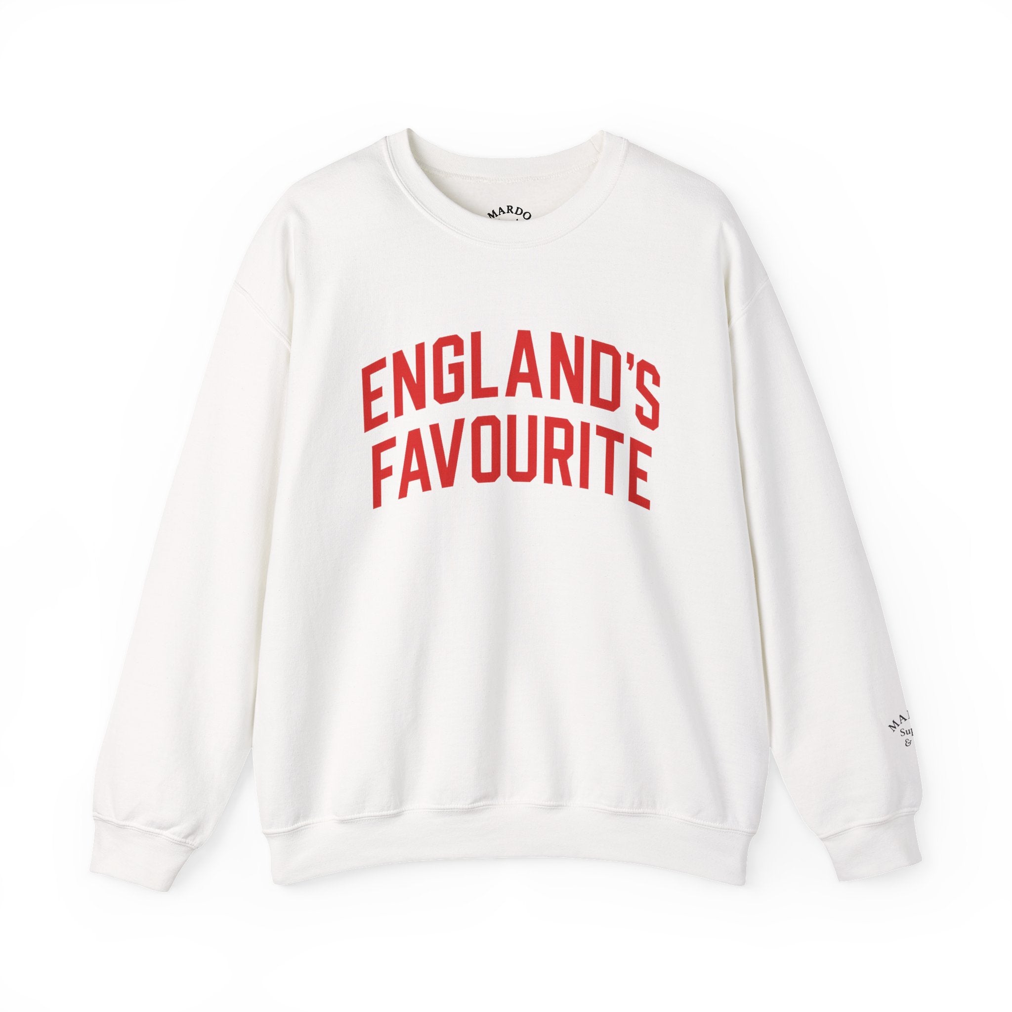 England's Favourite Crewneck Sweatshirt — Vintage Collegiate Graphic Pullover