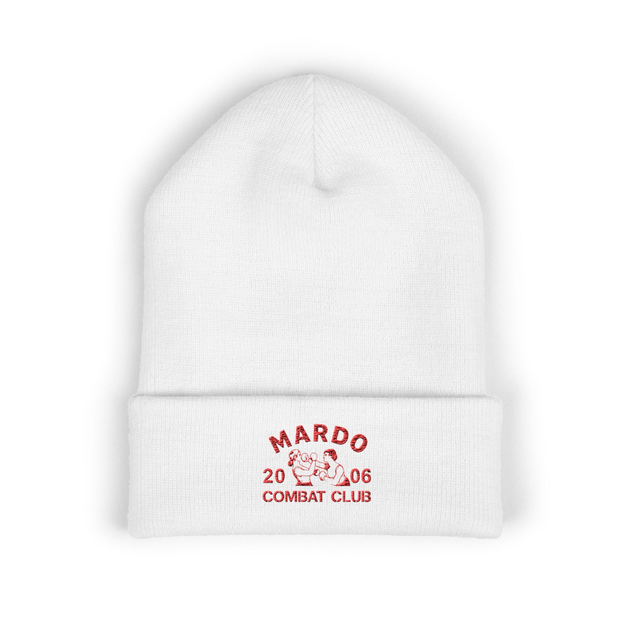 Mardo Combat Club Embroidered Cuffed Beanie