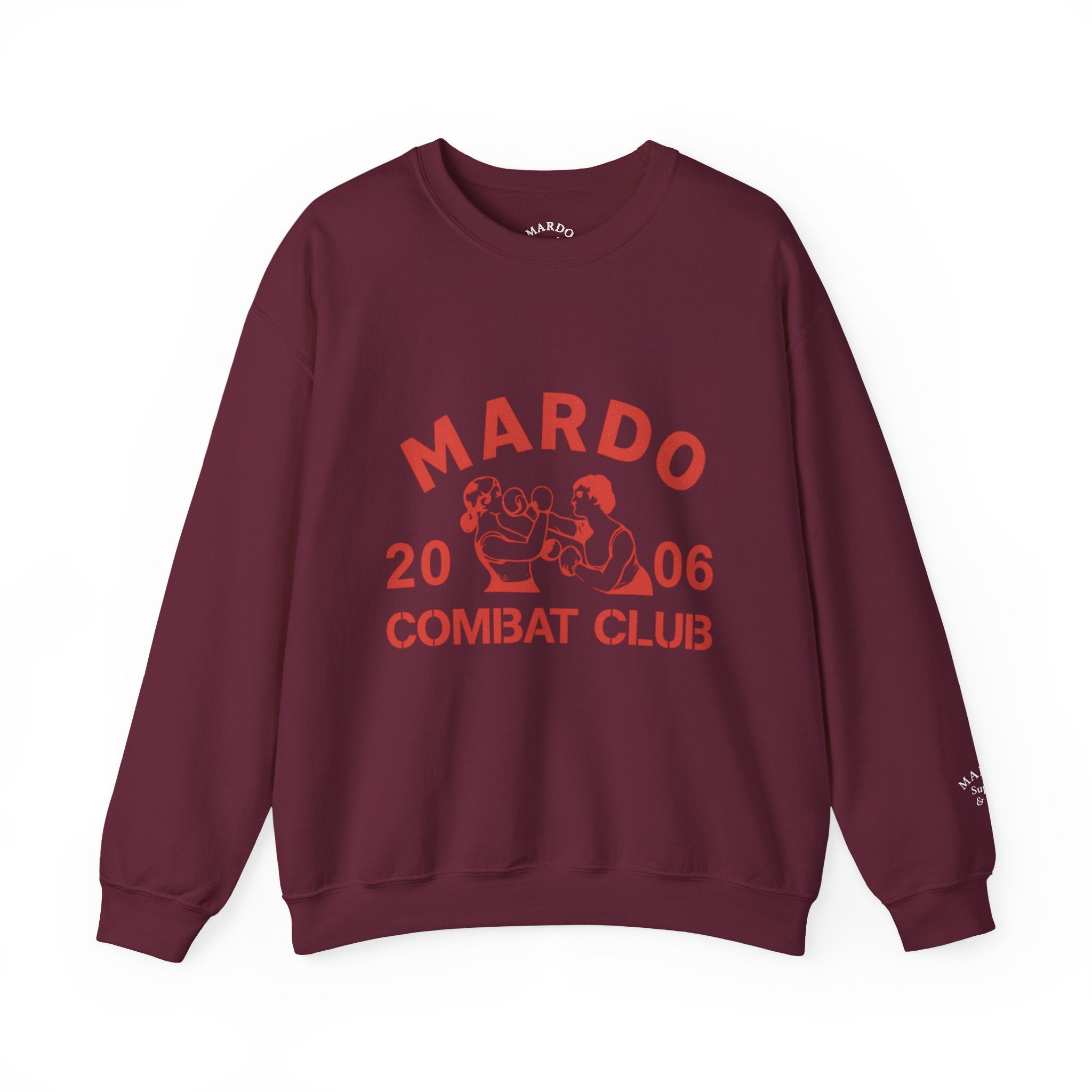 Mardo Combat Club 2006 Crewneck Sweatshirt – Vintage Martial Arts Graphic
