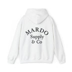 Mardo Supply & Co Hoodie — Minimal Logo Pullover Sweatshirt