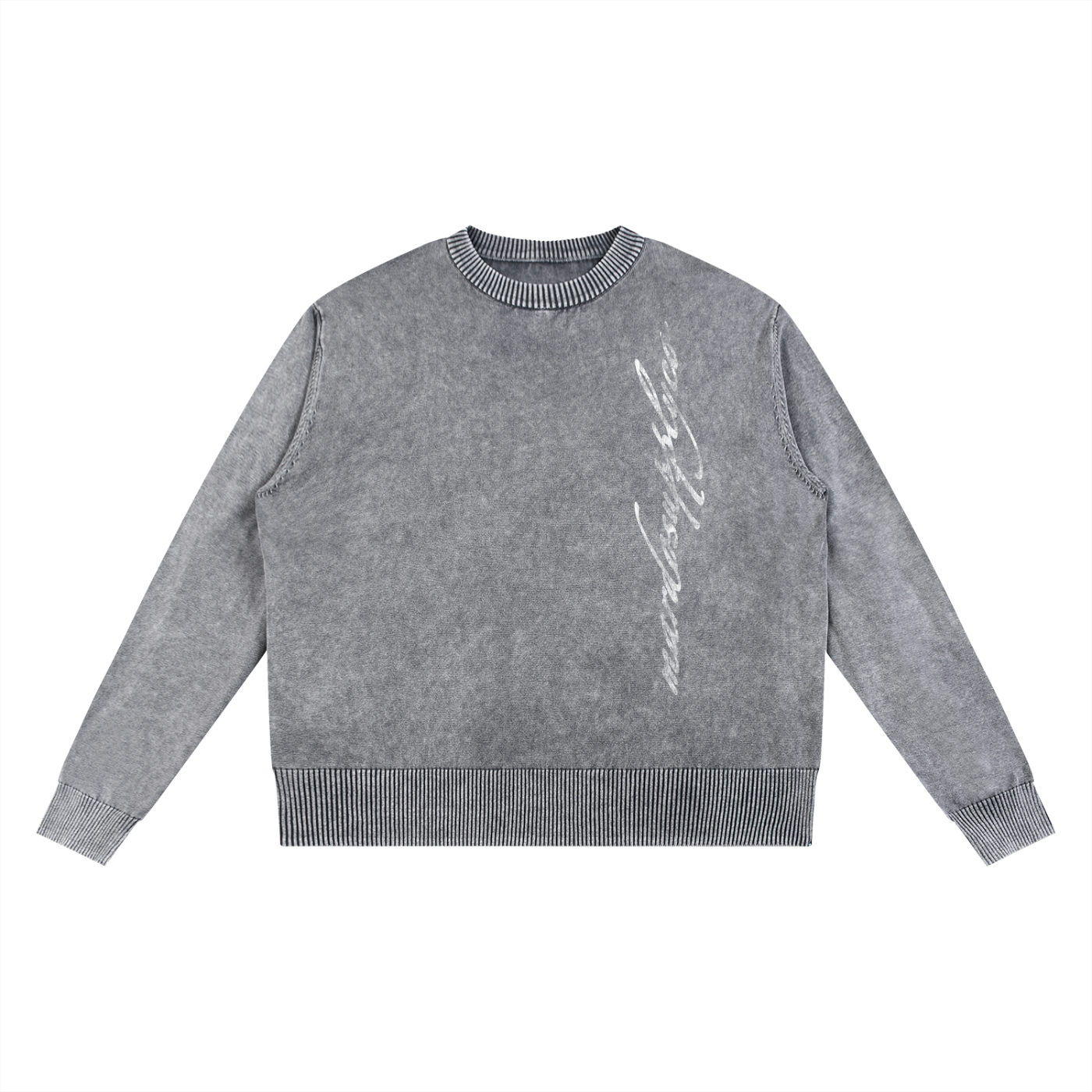 Mineral Wash Oversized Sweater