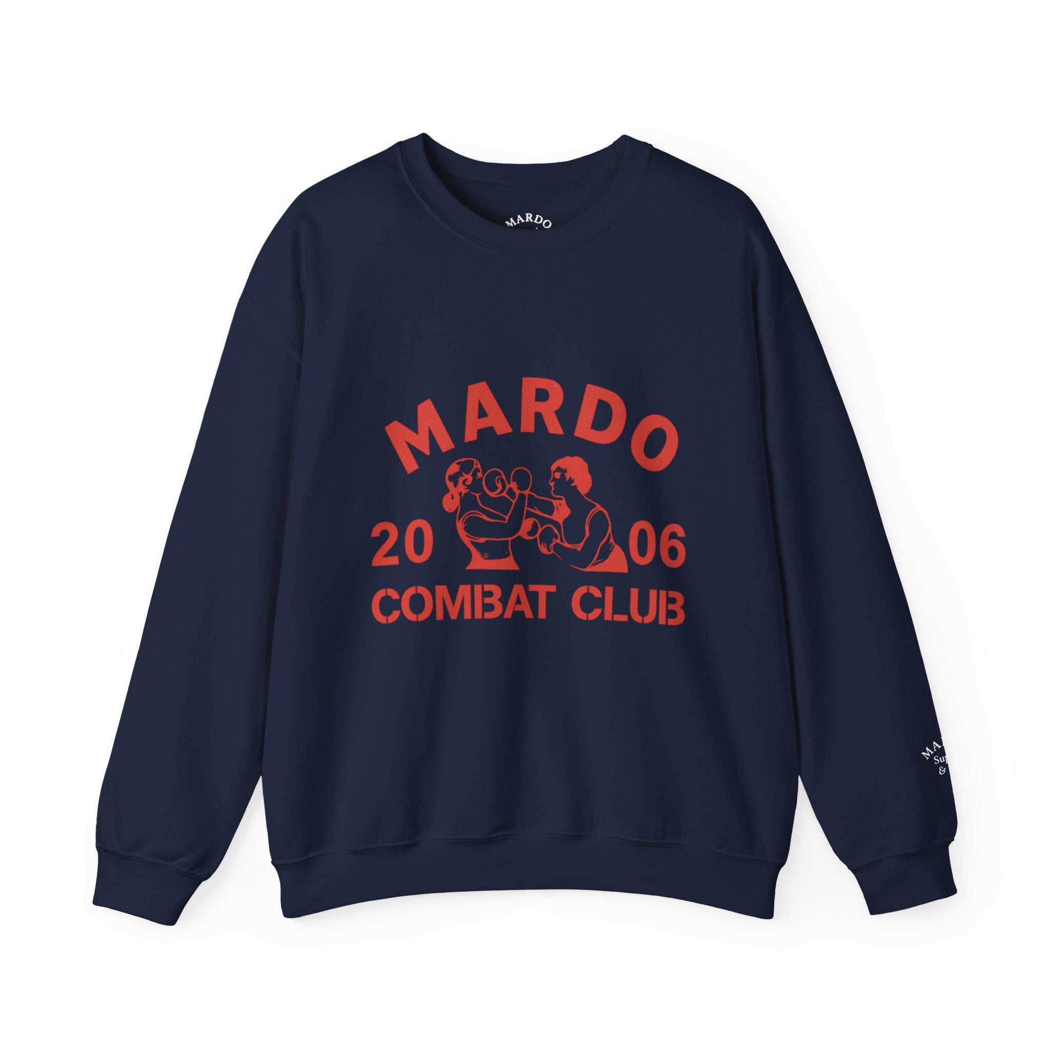 Mardo Combat Club 2006 Crewneck Sweatshirt – Vintage Martial Arts Graphic
