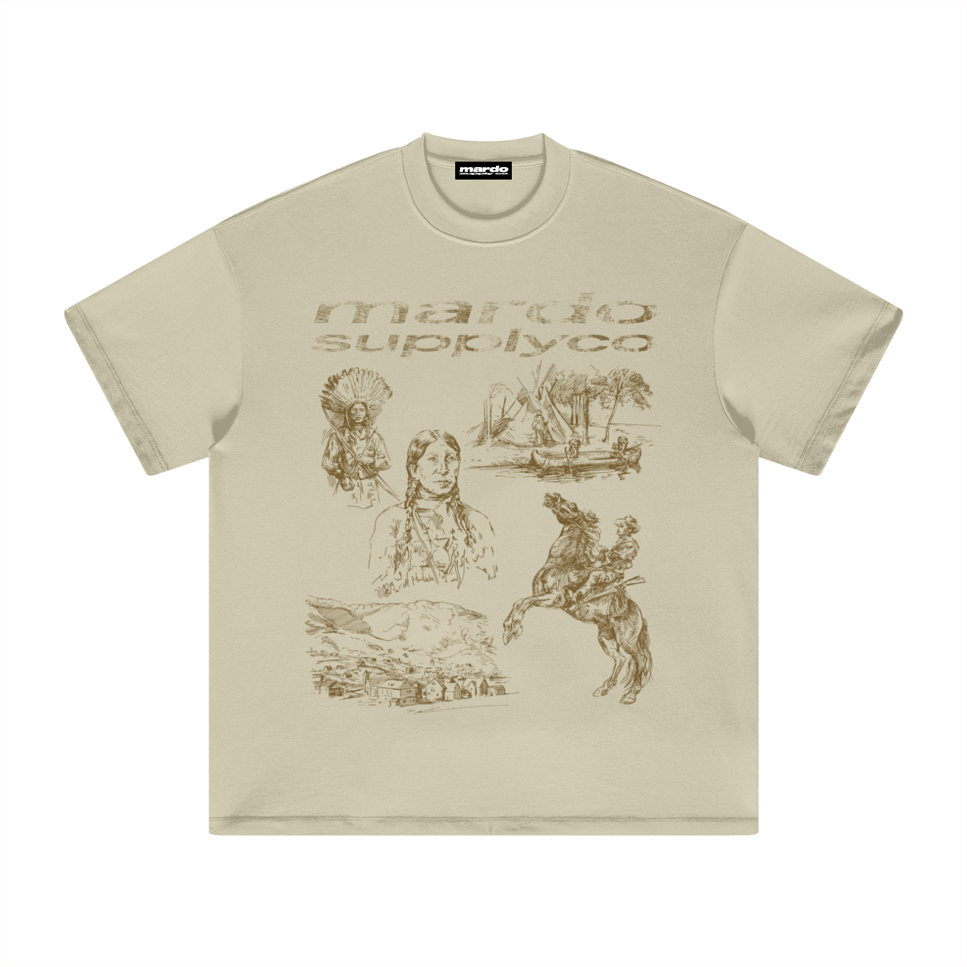 Heavyweight Earth Tone T-Shirt