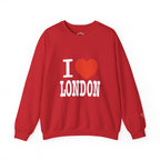 I  London Crewneck Sweatshirt — Classic London Travel Pullover