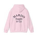 Mardo Supply & Co Hoodie — Minimal Logo Pullover Sweatshirt