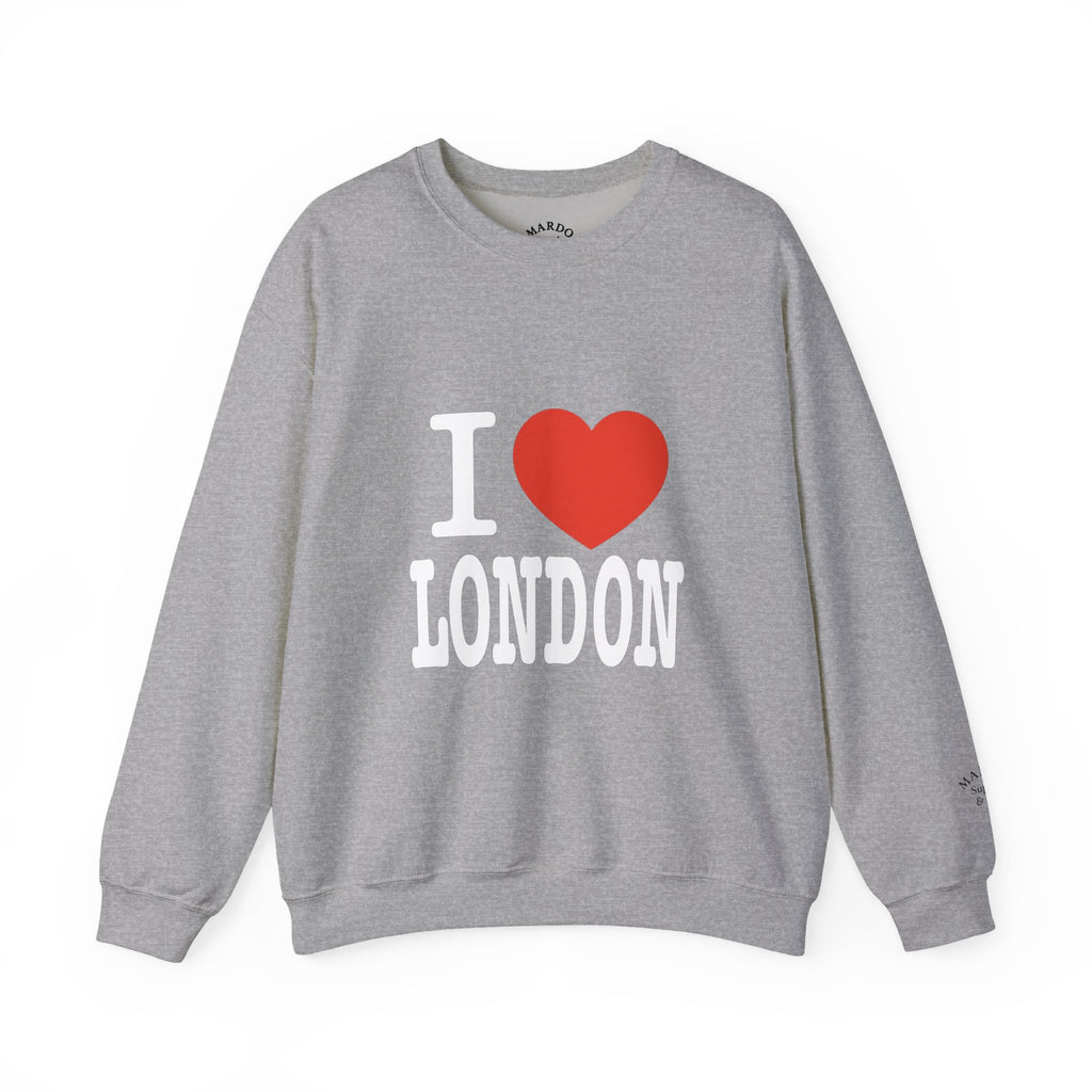 I  London Crewneck Sweatshirt — Classic London Travel Pullover