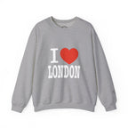 I  London Crewneck Sweatshirt — Classic London Travel Pullover