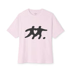 Boxy Tee — Minimalist Heartmates Graphic T-Shirt