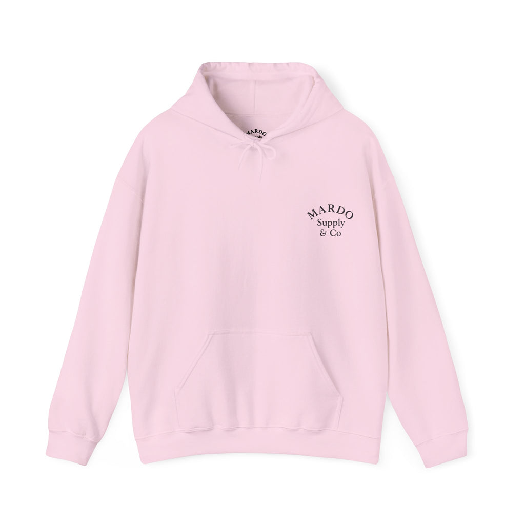 Mardo Supply & Co Hoodie — Minimal Logo Pullover Sweatshirt