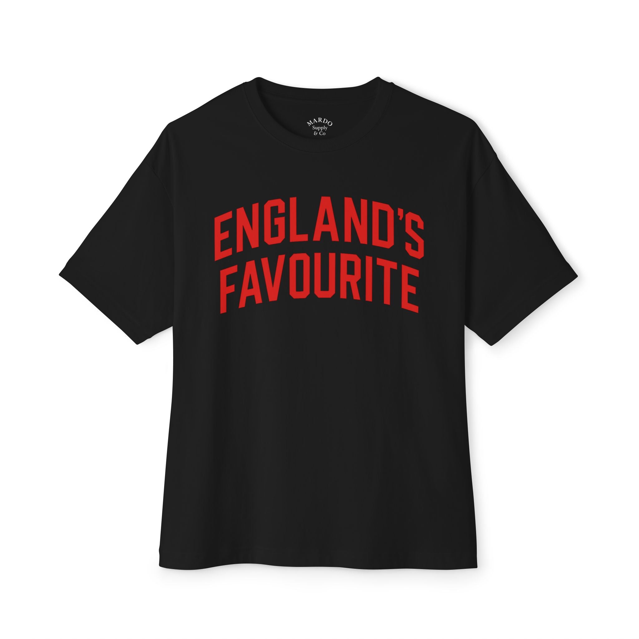 England's Favourite T‑Shirt — Retro Red Arch Graphic Tee
