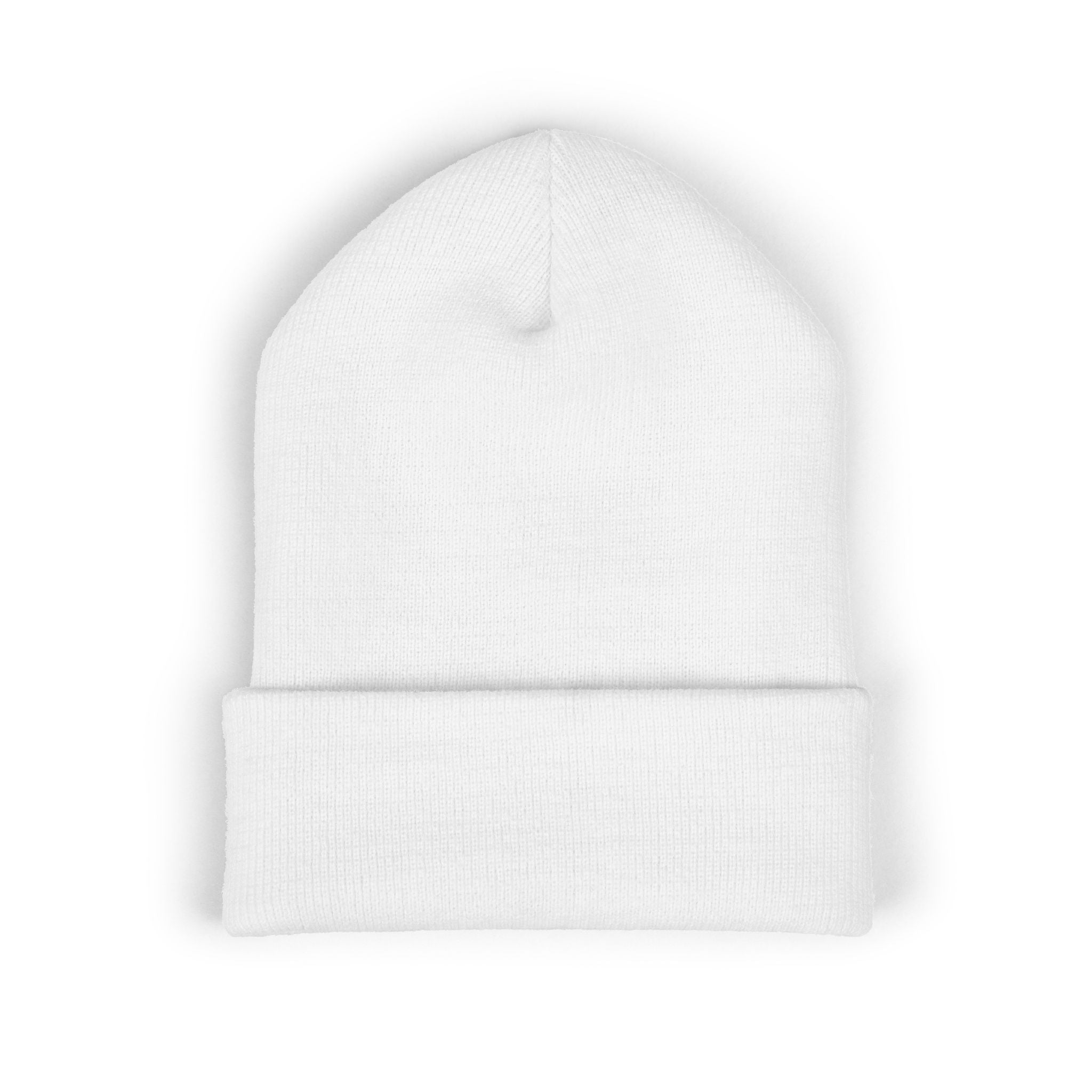 Embroidered 'MARDO' Classic Cuffed Beanie — Retro Sunburst Knit Cap