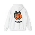 Mardo Club Retro Logo Hoodie — Vintage Cartoon Graphic Pullover
