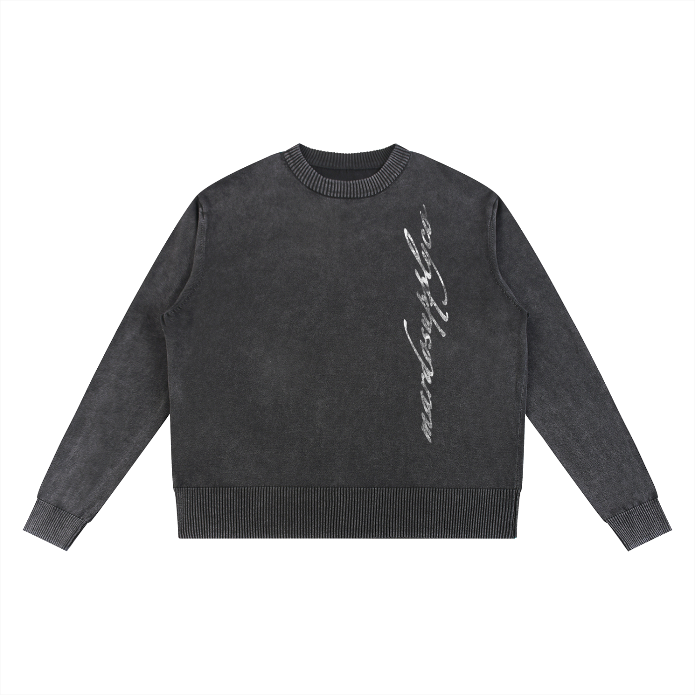 Mineral Wash Oversized Sweater